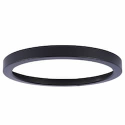 9-in Flush Mount Trim Accessory, Flat Black