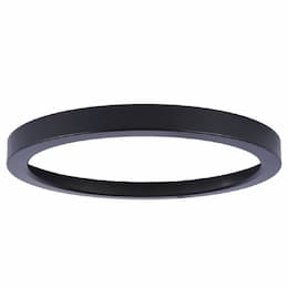 9-in Flush Mount Trim Accessory, Flat Black