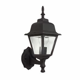 Coach Outdoor Wall Sconce w/o Bulb, E26, Textured Black