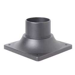 Post Adapter Base for 3-in Post Tops, Textured Black