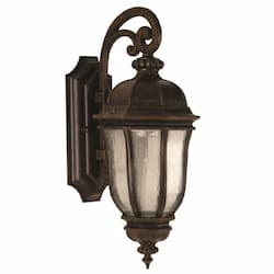 Small Harper Outdoor Wall Sconce w/o Bulb, 1 Light, Peruvian Bronze