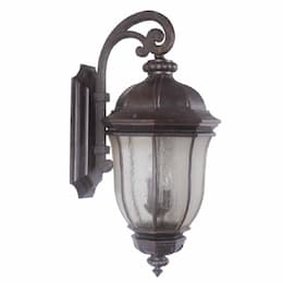 X-Large Harper Outdoor Wall Sconce w/o Bulb, 3 Light, Peruvian Bronze