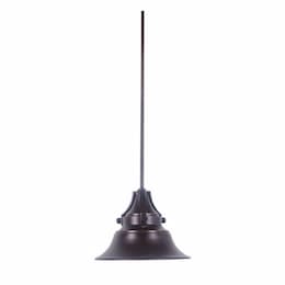 Small Union Outdoor Pendant Light w/o Bulb, 1 Light, E26, Oiled Bronze