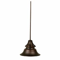 Union Pendant Light Fixure w/o Bulb, 1 Light, E26, Oiled Bronze