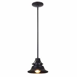 Medium Union Pendant Fixture w/o Bulb, 1 Light, E26, Midnight