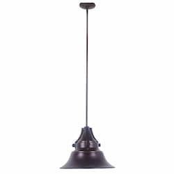 Medium Union Pendant Fixture w/o Bulb, 1 Light, E26, Oiled Bronze