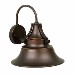 Large Union Outdoor Lantern Wall Sconce w/o Bulb, E26, Oiled Bronze