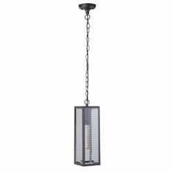 Large Deka Outdoor Pendant Fixture w/o Bulb, 1 Light, E26, Midnight