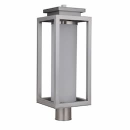 10W LED Large Vailridge Outdoor Post Mount, Dim, 800 lm, 3000K, Steel