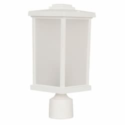 Resilience Outdoor Post Mount Fixture w/o Bulb, E26, Textured White