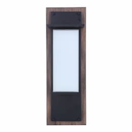 20W LED Heights Outdoor Wall Sconce, Dim, 3000K, Midnight/Barrel