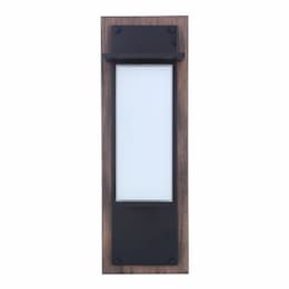 30W LED Heights Outdoor Wall Sconce, Dim, 3000K, Midnight/Barrel