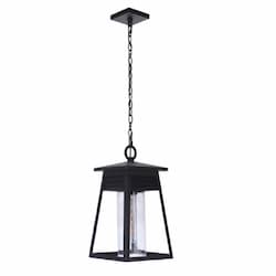 Large Becca Outdoor Pendant Fixture w/o Bulb, E26, Textured Black