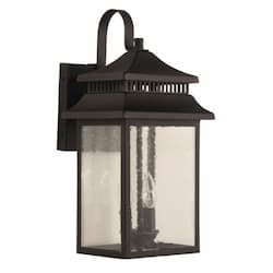 Crossbend Outdoor Wall Sconce w/o Bulbs, 3 Light, E12, Textured Black