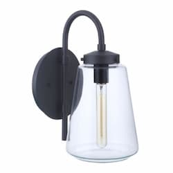 Medium Laclede Outdoor Wall Sconce w/o Bulb, 1 Light, E26, Midnight