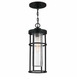 Encompass Outdoor Pendant Light w/o Bulb, 1 Light, E26, Midnight