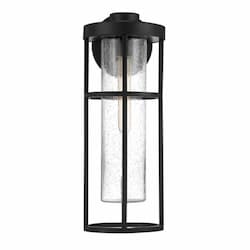 Medium Encompass Outdoor Wall Sconce w/o Bulb, 1 Light, E26, Midnight