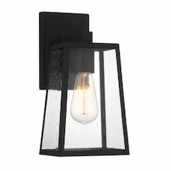 Medium Dunn Outdoor Wall Sconce w/o Bulb, 1 Light, E26, Textured Black