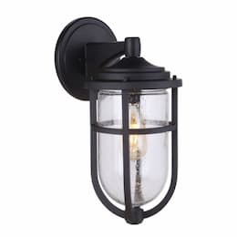 Medium Voyage Outdoor Wall Sconce w/o Bulb, 1 Light, E26, Midnight