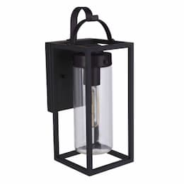 Neo Outdoor Lantern Wall Sconce w/o Bulb, 1 Light, E26, Midnight