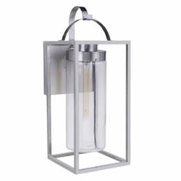 X-Large Neo Outdoor Wall Sconce w/o Bulb, 1 Light, E26, Satin Aluminum