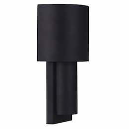 10W LED Midtown Outdoor Wall Sconce, Dim, 210 lm, 3000K, Midnight