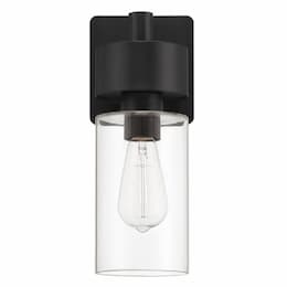 Small Bennet Outdoor Wall Sconce w/o Bulb, 1 Light, E26, Midnight