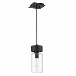 Bennet Outdoor Pendant Light w/o Bulb, 1 Light, E26, Midnight