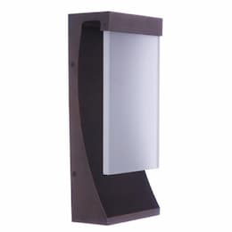 10W LED Medium Vault Outdoor Wall Sconce, Dim, 224 lm, 3000K, Bronze