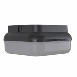 Resilience Outdoor Flush Mount w/o Bulb, 2 Light, E26, Textured Black