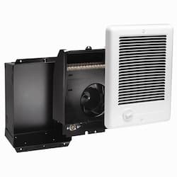 1000W at 240V Com-Pak Wall Heater, Complete Unit with Thermostat, White