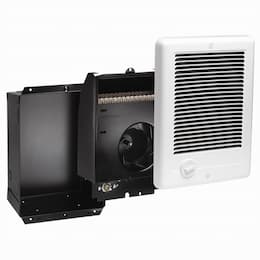 1000W at 240V Com-Pak Wall Heater, Complete Unit with Thermostat, White