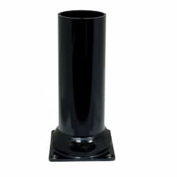 9-in x 4.33-in Pier Mount for Post Top Light, Black