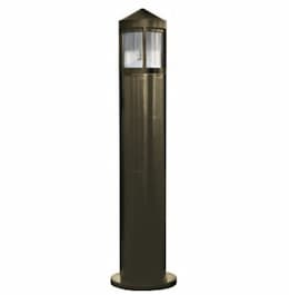 20W Pointed LED Bollard Pathway Light, 3000K, Bronze