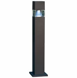 20W Square LED Bollard Pathway Light, 3000K, Bronze