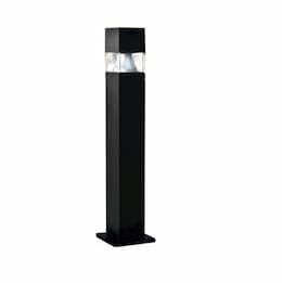 Dabmar 20W Square LED Bollard Pathway Light, 3000K, Black