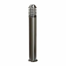 Caged Bollard Light w/o Bulb, E26, 120V, SS 316