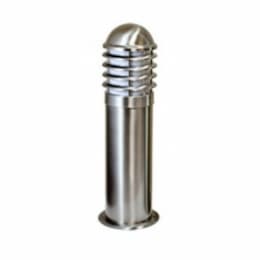 Mini Caged Bollard Light w/o Bulb, E26, 120V, SS 316