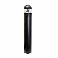 Dabmar 20W Round LED Bollard Pathway Light w/ Triangular Reflector, 4000K, Black