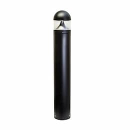 20W Round LED Bollard Pathway Light w/ Triangular Reflector, 4000K, Black