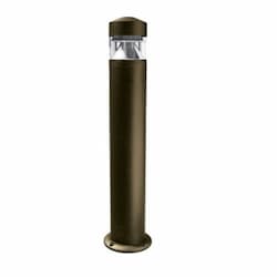 20W Flat LED Bollard Pathway Light w/ Triangular Reflector, 3000K, Bronze