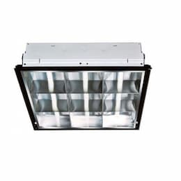 24W 2x2 LED Recessed Troffer, 2200 lm, 120V, 6500K