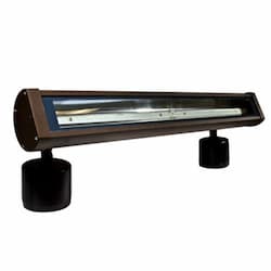 18W LED Linear Flood & Sign Light, 1410 lm, 120V, 2700K, Black