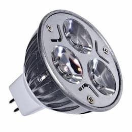 Dabmar 3W LED MR16 Bulb, 2-Pin Base, 12V, 6500K, Bronze