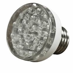 1.6W LED PAR16 Bulb, E26 Base, 12V, 6400K, Verde Green