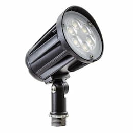 15W LED Directional Flood Light, 1650 lm, 100V-277V, 4000K, Black