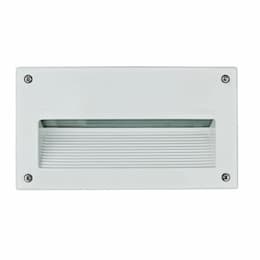 5W LED Recessed Step & Wall Light, Brick, 85V-264V, White