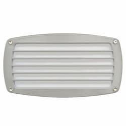 5W LED Recessed Step & Wall Light, Louvered Brick, 85V-264V, White