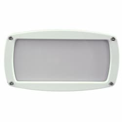 5W LED Recessed Step & Wall Light, Open Face Brick, 85V-264V, White