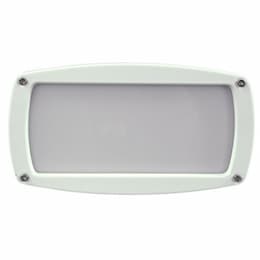 7W LED Recessed Step & Wall Light, Open Face Brick, 85V-265V, White